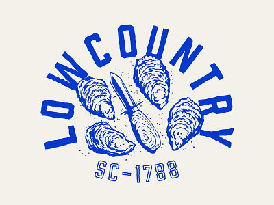Lowcountry apparel branding design identity illustration logotype shirt type typography