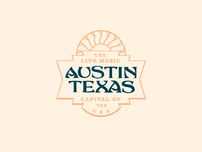 Austin Texas apparel branding design identity illustration logotype shirt type typography