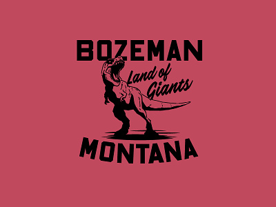 Bozeman, Montana apparel branding design identity illustration logotype shirt type typography