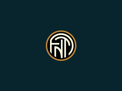 FNT Monogram apparel badge branding design identity illustration lettering monogram type typography