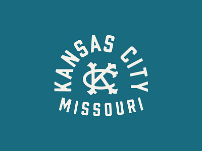 Kansas City Missouri apparel badge branding design identity illustration lettering monogram type typography