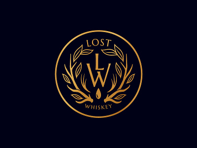 The Lost Whiskey Club apparel badge branding design identity illustration logotype outdoors shirt type typography whiskey