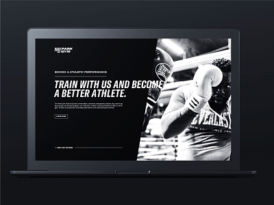 185 Park Gym Web boxing branding design fitness gym identity site type ui ux website