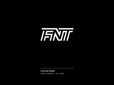 Flint and Tinder badge branding identity lettering logo logotype type typography vector
