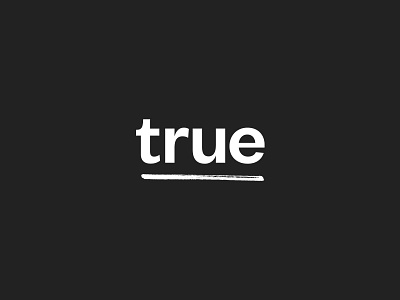 True Ventures branding design identity lettering logo type vector