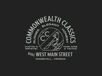 Commonwealth Classics apparel branding design graphic identity lettering shirt type vector