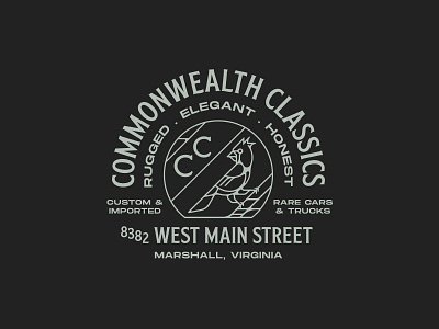 Commonwealth Classics apparel branding design graphic identity lettering shirt type vector