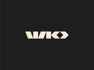 WKD branding design identity lettering logo type typography vector