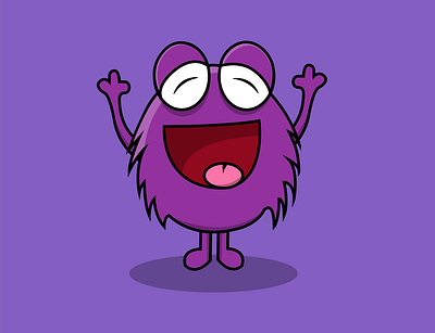 Cute Monster Cartoon animation cartoon concept design flat flatdesign illustration logo mascot vector