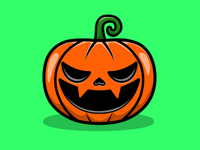 Pumpkin Hallowen branding cartoon design fantasy flat graphicdesign hallowen horror illustration logo mascot scary thanksgiving vector