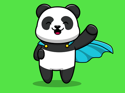 Cute Panda Hero