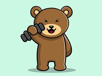 Cute Teddy Bear Fitness