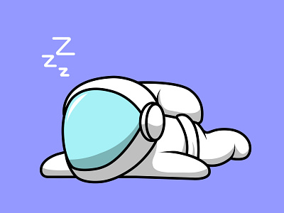 Cute Astronaut Sleeping helmet