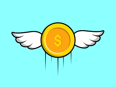 Flying Gold Coin design