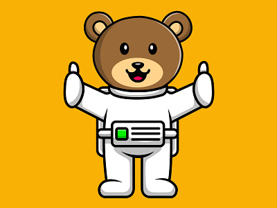 Cute Astronaut Bear fun