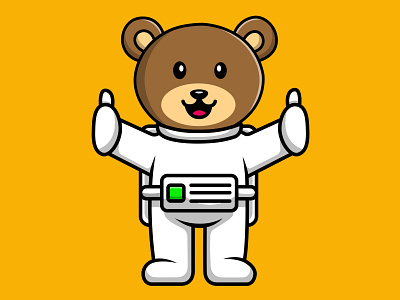 Cute Astronaut Bear