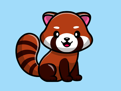 Cute Red Panda design