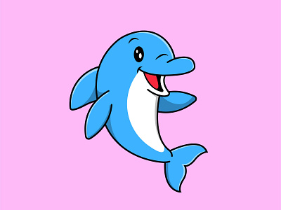Cute Dolphin funny