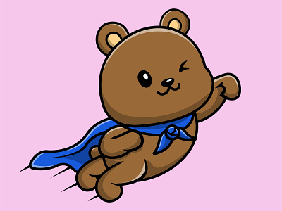 Cute Bear Super Flying children