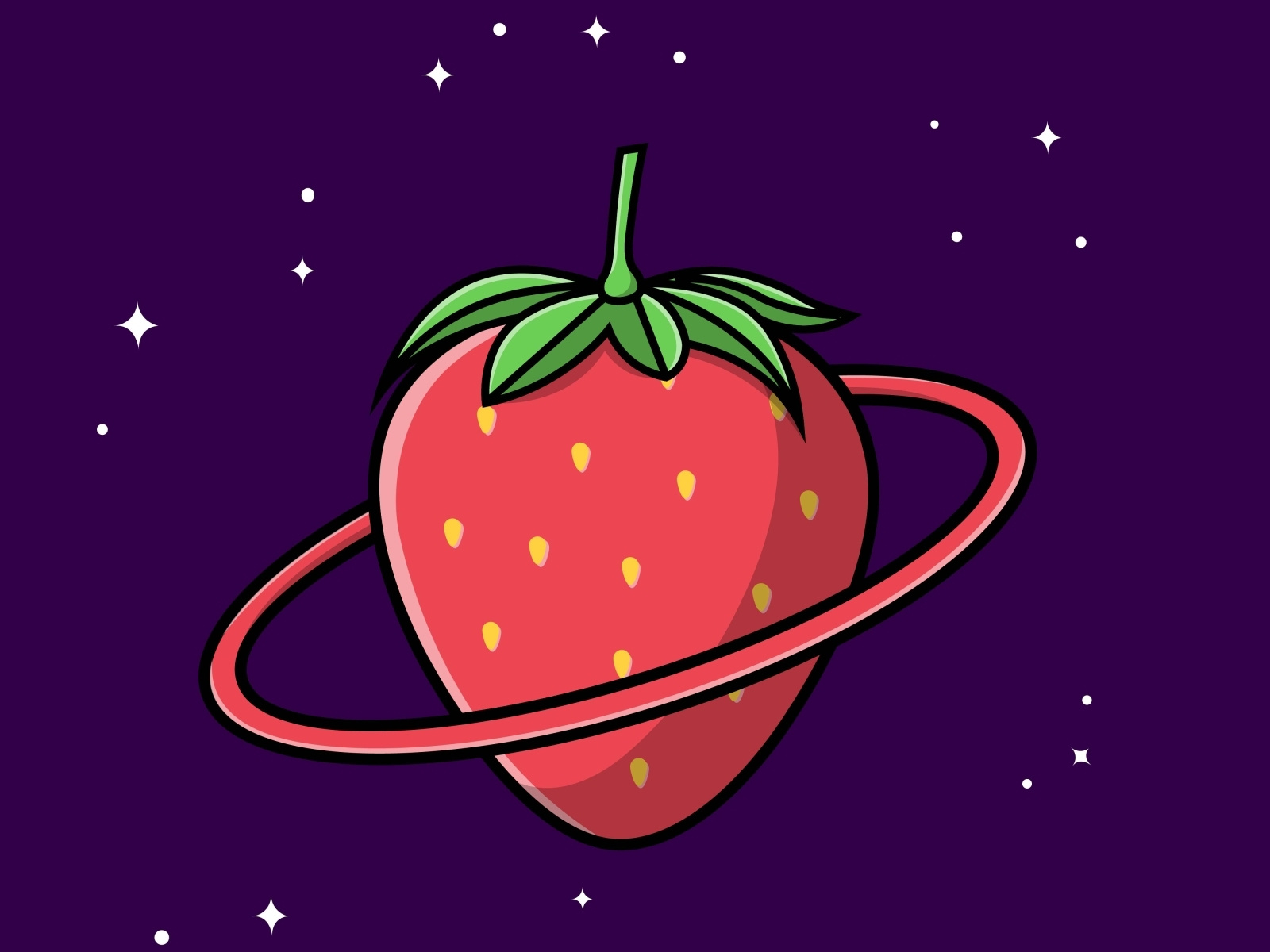 Strawberry by Moksha Design Labs on Dribbble