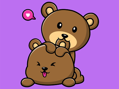 Cute Bear Couple