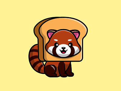 Cute Red Panda Bread Hat