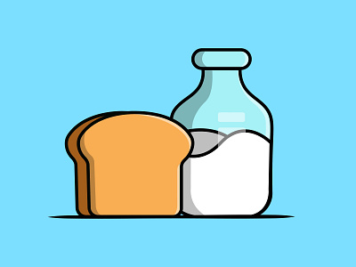 Bread With Milk Bottle health