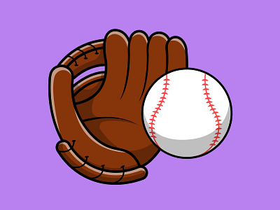 Glove And Baseball softball