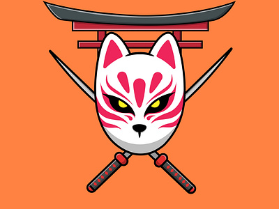 Cute Kitsune And Sword