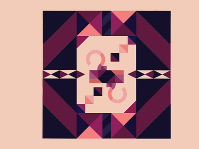Geometrical Fragmentation design design witch adobeps graphic design illustration