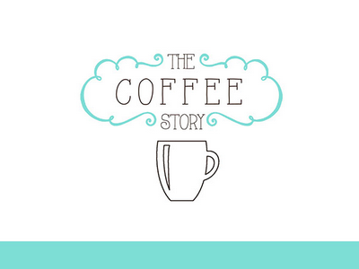 The Coffee Story Identity coffee expresso identity logo logo design logo work seafoam story