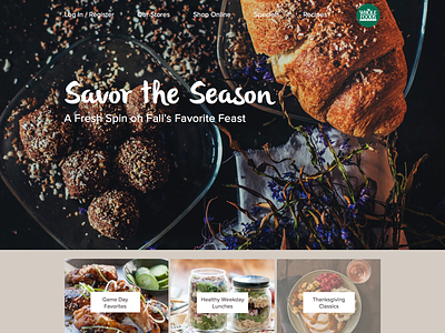 Whole Foods Landing Page daily ui landing page