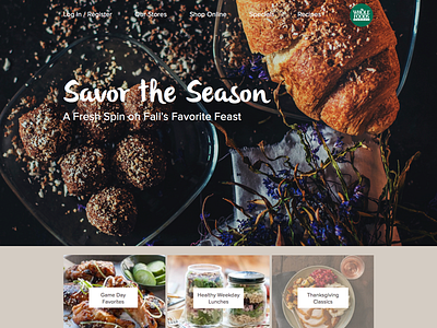 Whole Foods Landing Page