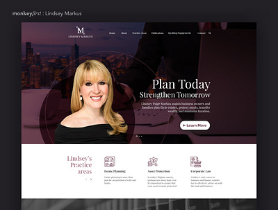 Personal Website - Lindsey Markus web design webdevelopment website website design