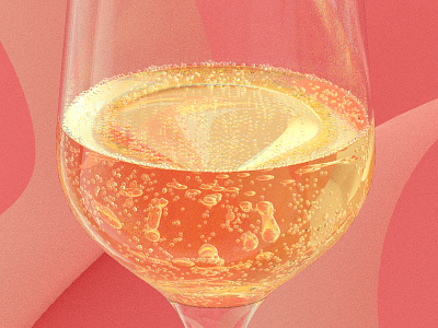 Bubbly 3d 3d art blender bubbles drink illustration