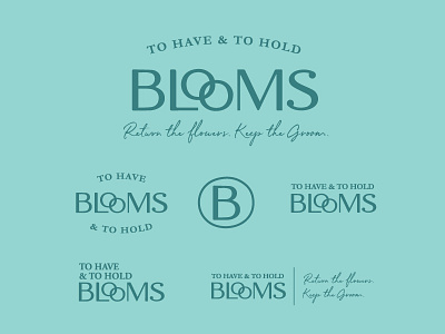 To Have and To Hold Blooms Identity System floral flower identity identity branding logo texas