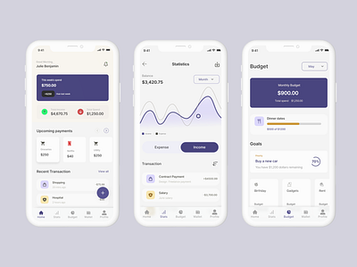 Expense Manager app branding budget creative design expense manager finance graphic design logo mobile productdesign research ui ui design ux wallet