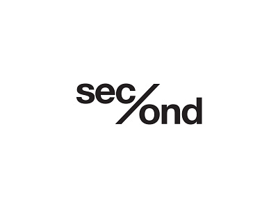 Split Second blink fraction helvetica instant logo logotype second split time typography