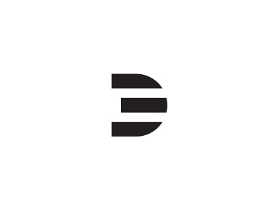 3DE Monogram v2 3d 3de geometric logo minimal monogram symbol