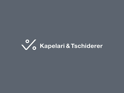 Kapelari & Tschiderer v4 approved audit correct finance logo minimal money percent profit success tax tick