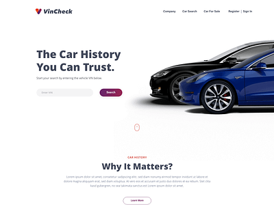 VinCheck branding design gradient logo portfolio redesign typography ui website website design