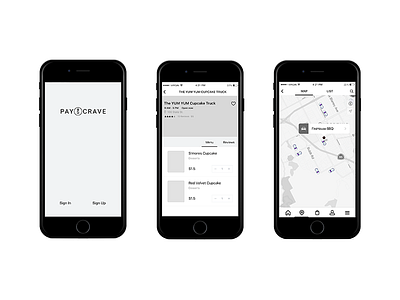 Paycrave Redesign mobile redesign wireframe