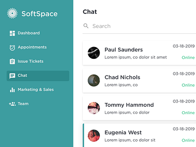 Saas Chat design portfolio saas saas app saas design ui