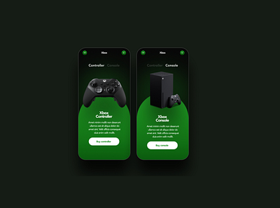 Xbox- mobile (concept) concept design mobile mobile ui ui ux web webdesign xbox