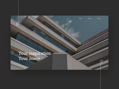 Concept for a building company concept design landing ui ux web webdesign