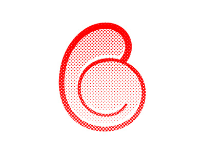 B b halftone illustrator lettering logo personal type unused vector vintage