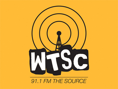 WTSC Combo Mark broadcast combo mark illustrator personal punk radio vector