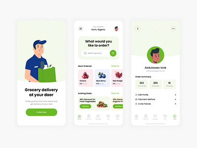 Grocery Delivery Mobile App - Redesign