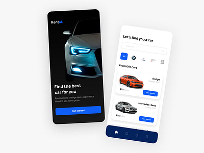 A car rental app