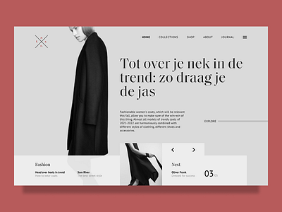 Fashion Store clothes concept design fashion figma graphic design hero section logo minimalistic modern online store shop store style typography ui ux uxui visual visual design